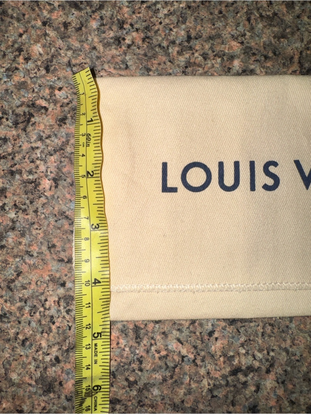 Louis Vuitton (current style) dust bag, wallet size 💎pristine💎 - Picture 6 of 6